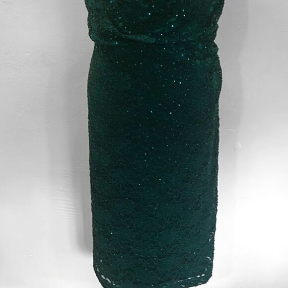 Dressbarn Green Sequin Cowl Neck Midi Dress Plus Size 22 NWT - Picture 9 of 14